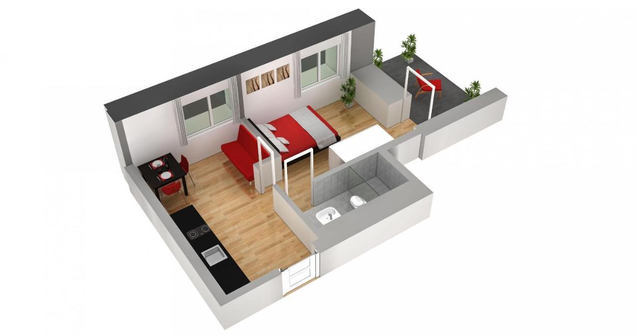 Hitrental Altstetten Apartments Zurich Luaran gambar